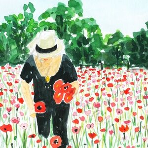 Picking poppies